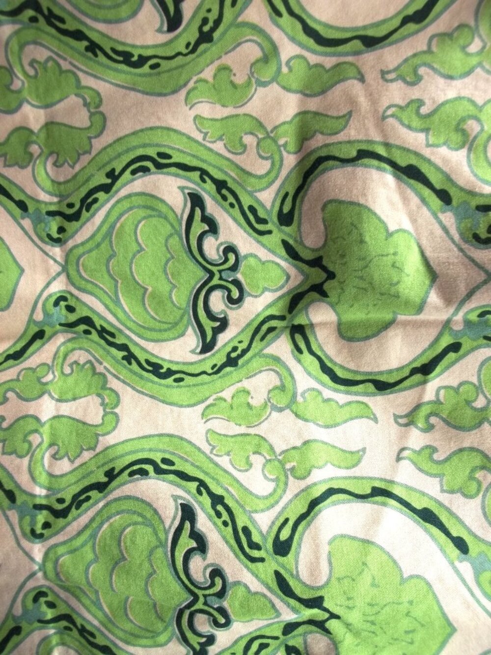 J. Crew Factory Womens Skirt Size 10 Partial Zipper Pockets Geometric Green Pink - Picture 3 of 6